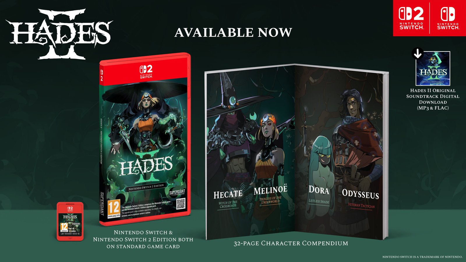 Hades II lanza edición física para Nintendo Switch y Nintendo Switch 2