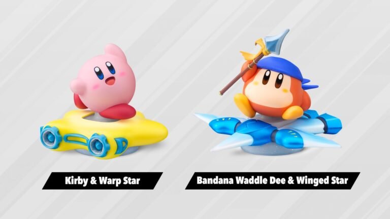 Nuevos amiibo de Kirby’s Air Riders ya están a la venta