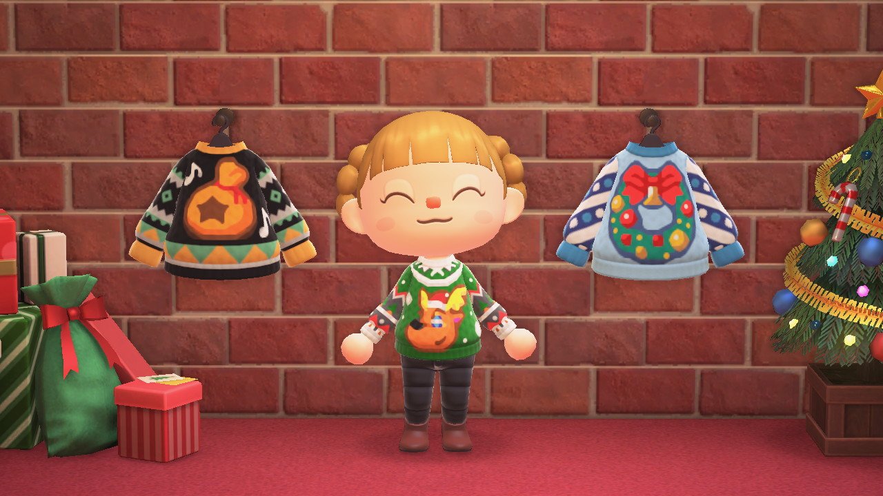 Nintendo celebra la Navidad con suéteres “feos” oficiales en Animal Crossing: New Horizons