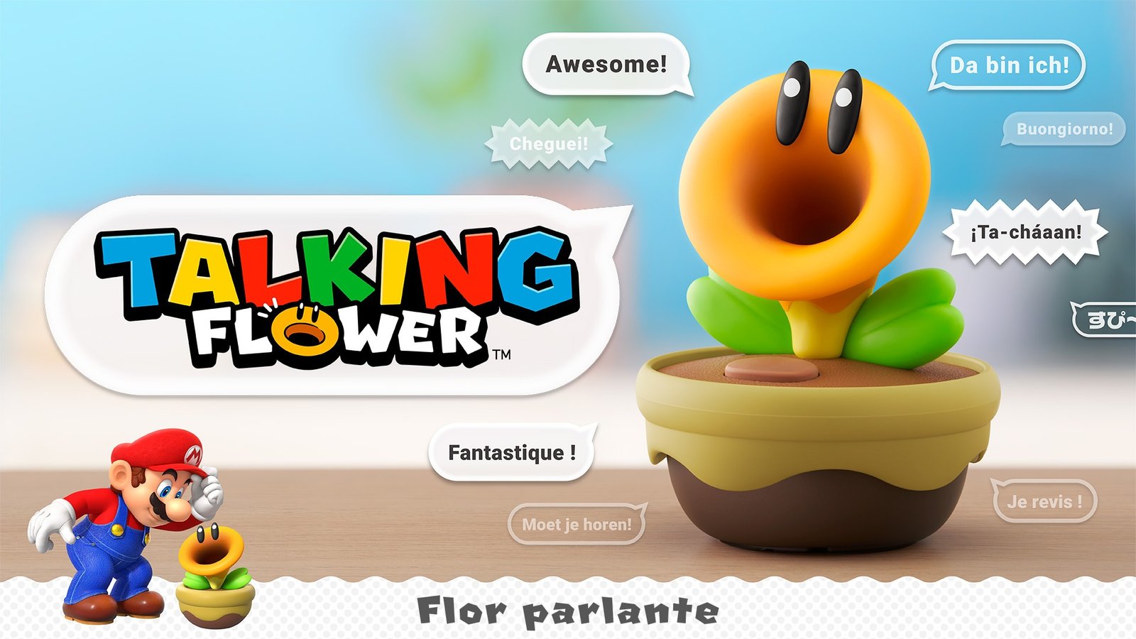 Nintendo convierte en realidad la “Flor Parlante” de Super Mario Bros. Wonder: llega el 12 de marzo por 34.99 dólares