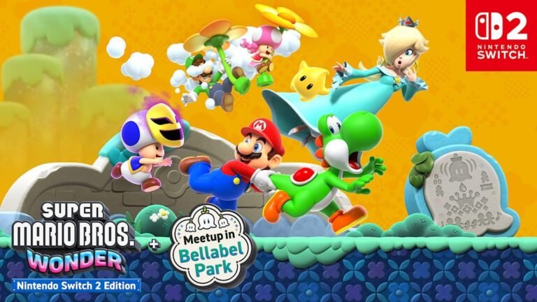 Super Mario Bros. Wonder da el salto a Switch 2 con “Encuentro en el Parque Belabel” y llega el 26 de marzo