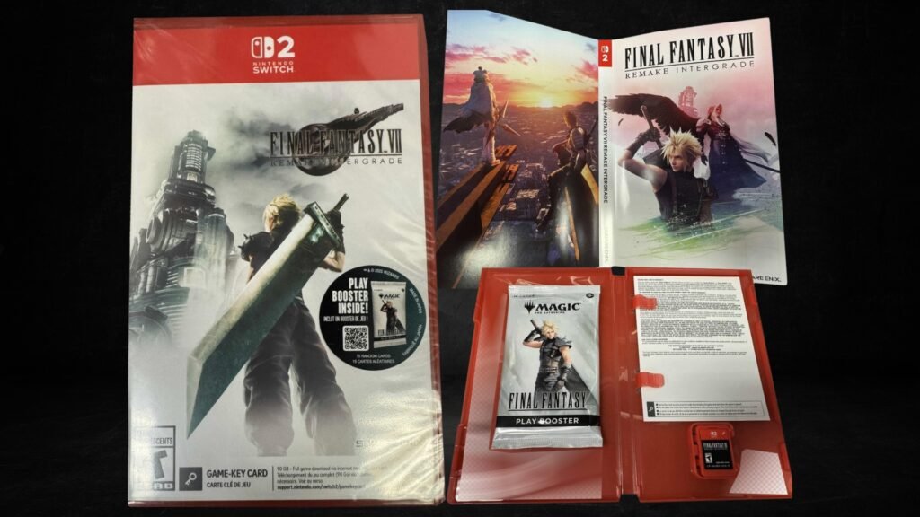 Final Fantasy VII Remake Intergrade llega a Nintendo Switch 2 con portada reversible y un booster de Magic: The Gathering en la caja