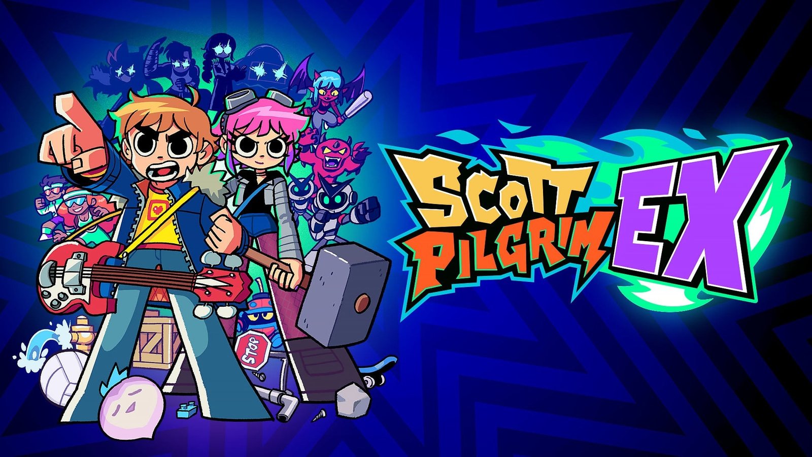 Scott Pilgrim EX calienta motores en Switch y Switch 2: revelan a Matthew Patel y Robot-01 como personajes jugables
