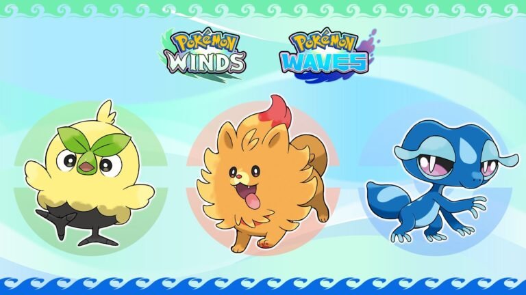 Pokémon Winds & Waves se deja ver por primera vez y confirma a sus starters: Browt, Pombon y Gecqua Pokémon Winds & Waves se deja ver por primera vez y confirma a sus starters: Browt, Pombon y Gecqua