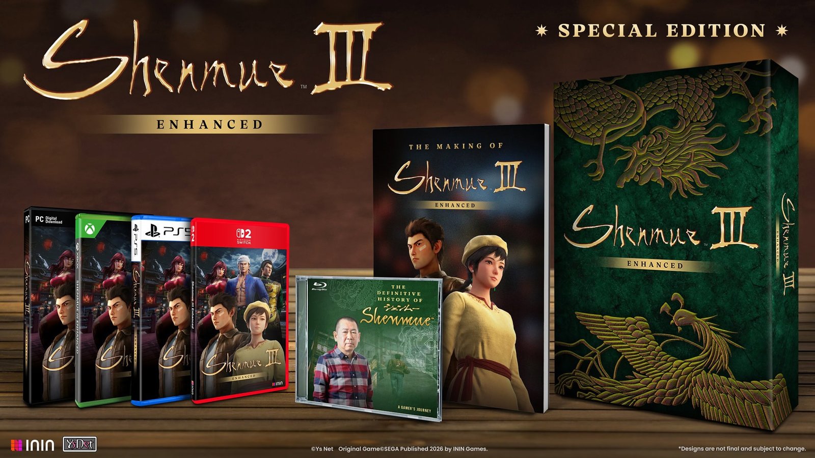 Shenmue III Enhanced confirma su llegada a Nintendo Switch 2 y tendrá edición física con el juego completo