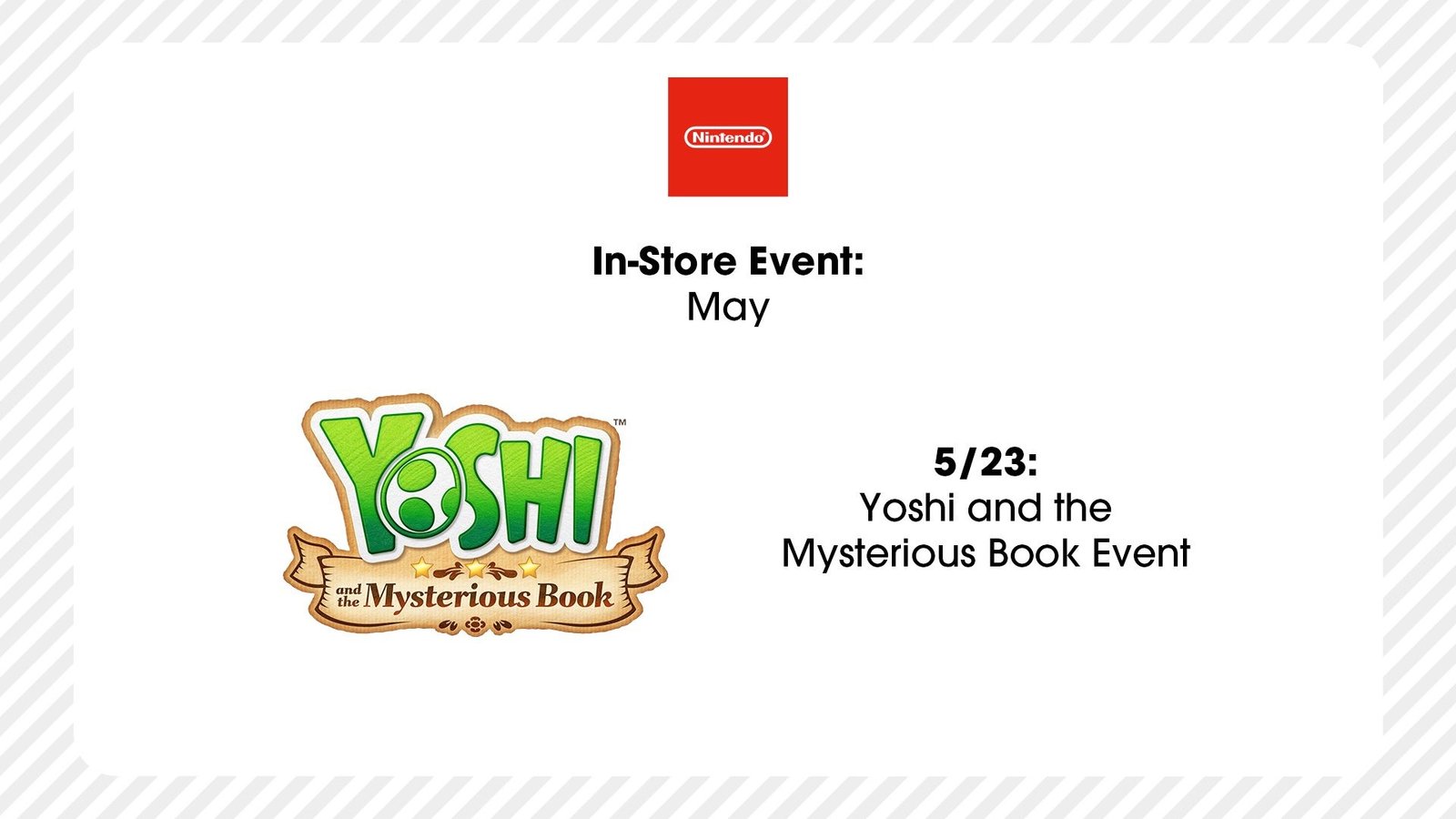 Nintendo prepara evento especial de Yoshi en sus tiendas oficiales de Nueva York y San Francisco Nintendo prepara evento especial de Yoshi en sus tiendas oficiales de Nueva York y San Francisco