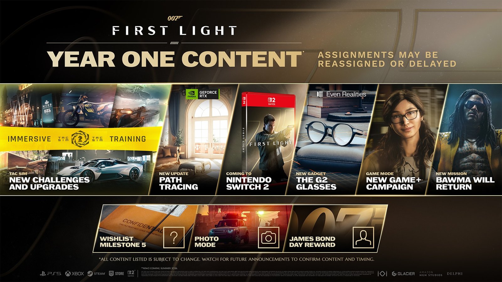 007 First Light confirma su contenido del primer año y mantiene en camino su versión para Nintendo Switch 2 007 First Light confirma su contenido del primer año y mantiene en camino su versión para Nintendo Switch 2